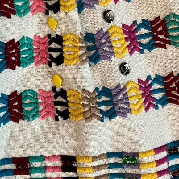 Anthropologie Akemi + Kin Embroidered Detail Skirt - Picture 3 of 5